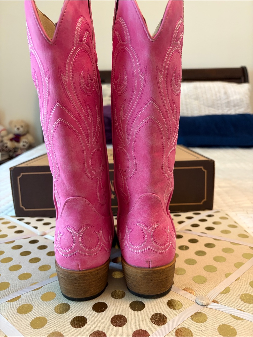 Cavenders Roper  Women's Western Cowboy Boots Pink 7.5 Stylish Cowgirl new - Picture 5 of 9